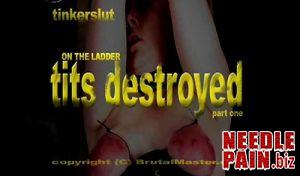 BrutalMaster – Tinkerslut – Tits Destroyed, tit torture, bdsm
